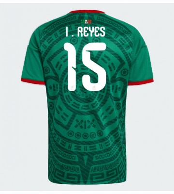 Mexico Israel Reyes #15 Hjemmebanetrøje VM 2026 Kortærmet